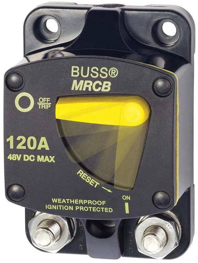 Alt view image 5 of 5 - Blue Sea 7146  187 - Series Thermal Circuit Breaker  -  120Amp [7146]