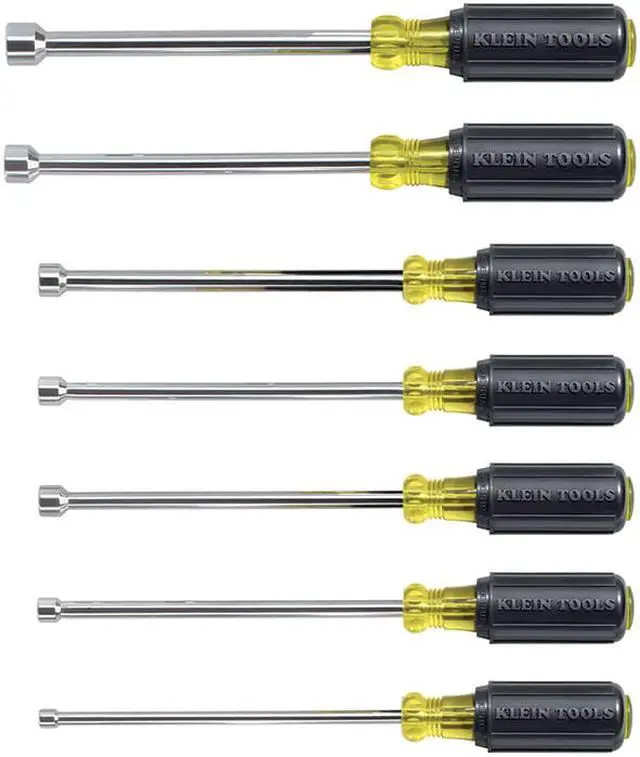 Alt view image 13 of 19 - Klein Tools 409-647 Cushion Grip Nut Driver- Screwdriver