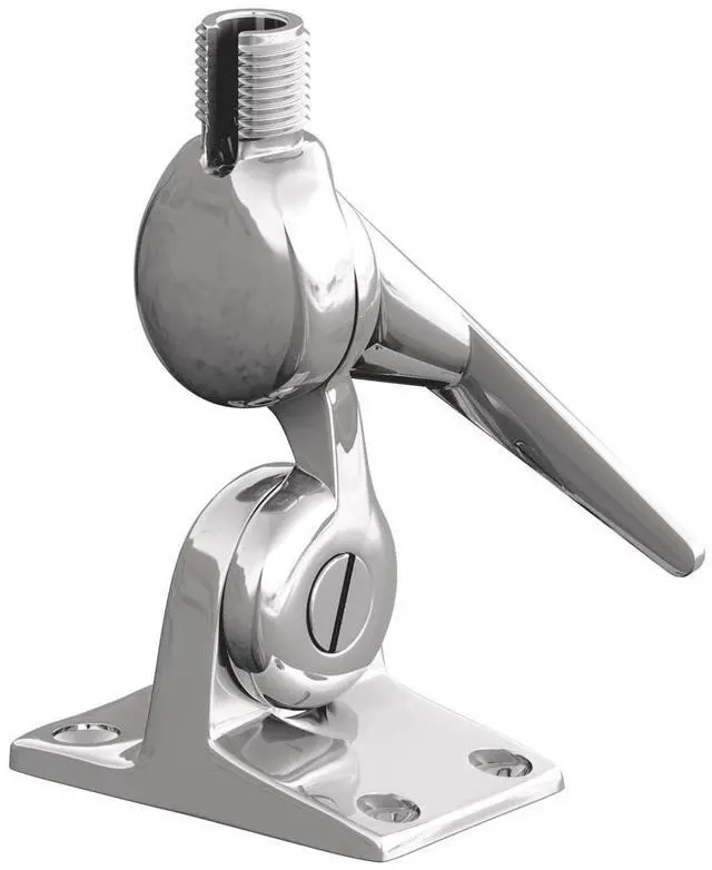 Alt view image 6 of 6 - SHAKESPEARE RATCHET MOUNT 5187 STAINLESS STEEL SLEEK & CLASSY
