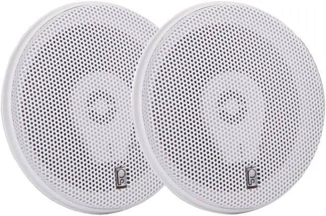 Alt view image 2 of 6 - POLYPLANAR MA8505W 5 3 WAY 140WATT WHITE SPEAKERS