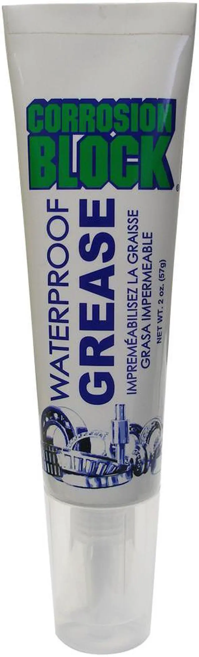 Alt view image 4 of 4 - Corrosion Block High Performance Waterproof Grease - 2oz Tube - Non-Hazmat, Non-Flammable & Non-Toxic
