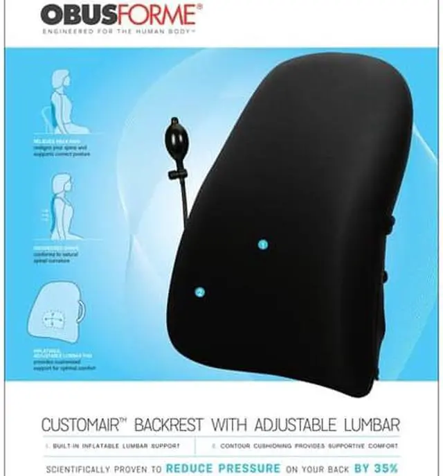 Alt view image 7 of 7 - OBUS FORME CustomAIR Backrest Support, CL-PROF-01