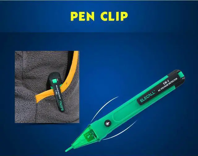 Alt view image 6 of 6 - ELECALL Multi-function AC Voltage Detectors Tester Sensor NonContact Induction Test Pencil Electric Pen 90-1000V With LED Light