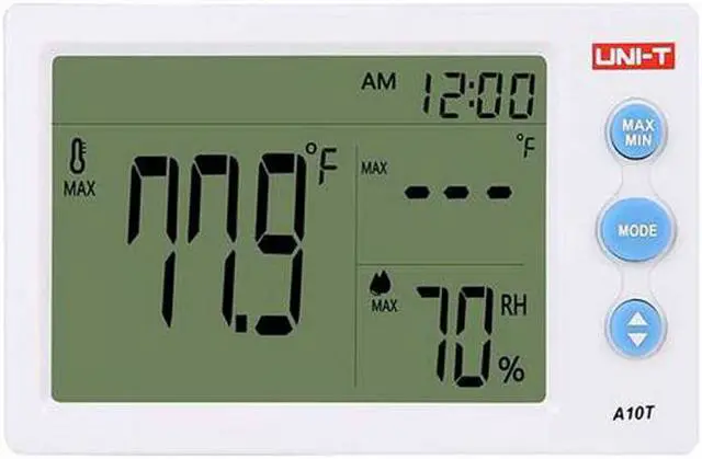 Main image of UNI-T A10T Digital LCD Thermometer Temperature Humidity Meter Clock Hygrometer Of Weather Station Tester With Alarm Clock