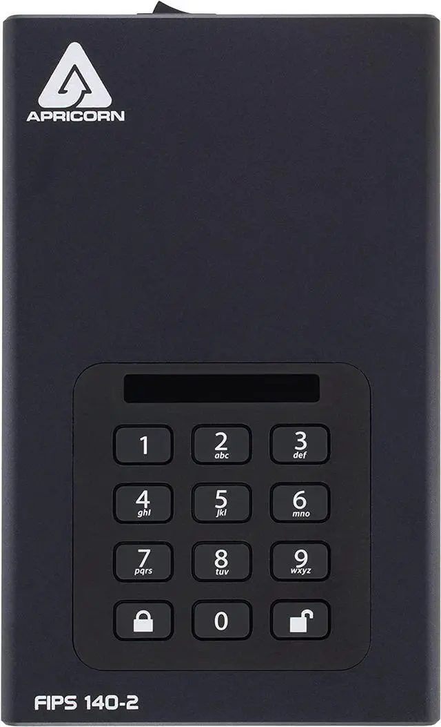 Alt view image 10 of 18 - Apricorn Aegis Padlock Dt Fips Adt-3Pl256f-4000 4 Tb Desktop Hard Drive - 3.5" External - Black