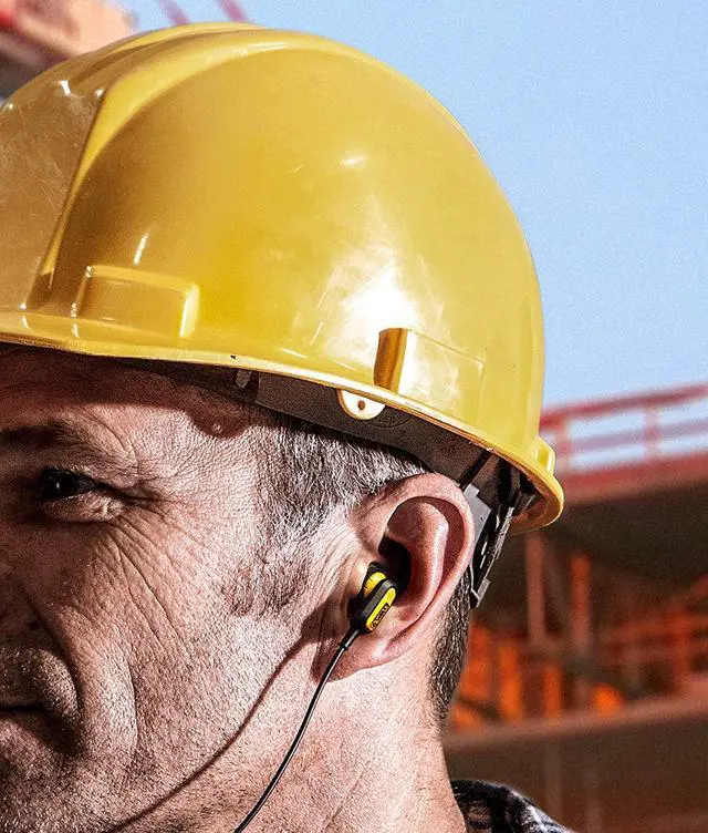 Alt view image 5 of 6 - dewalt jobsite wireless bluetooth earphone 1 pk