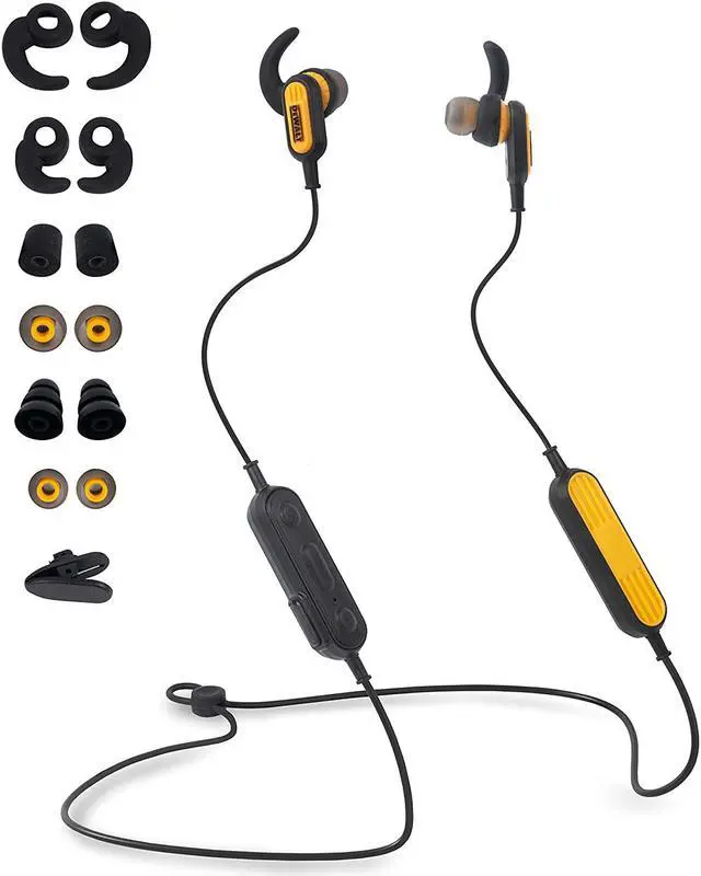 Alt view image 4 of 6 - dewalt jobsite wireless bluetooth earphone 1 pk