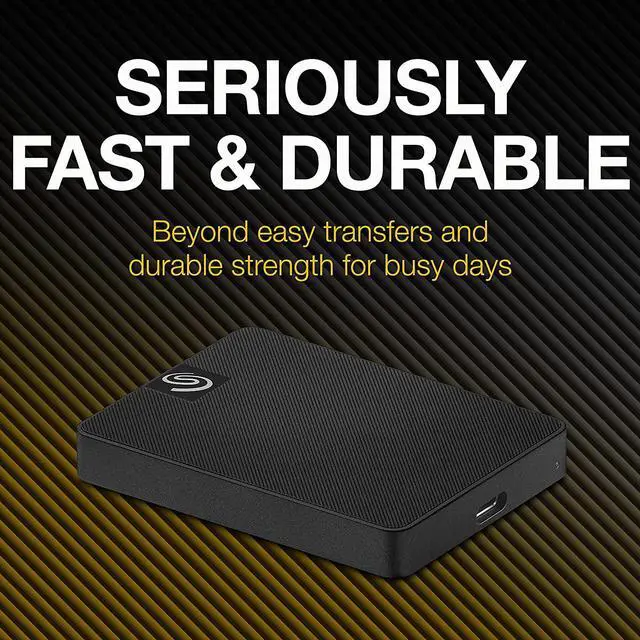 Alt view image 8 of 18 - Seagate Expansion 1TB USB 3.0, USB-C SSD