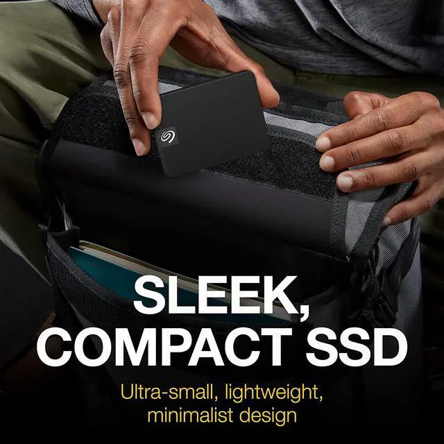 Alt view image 9 of 18 - Seagate Expansion 1TB USB 3.0, USB-C SSD