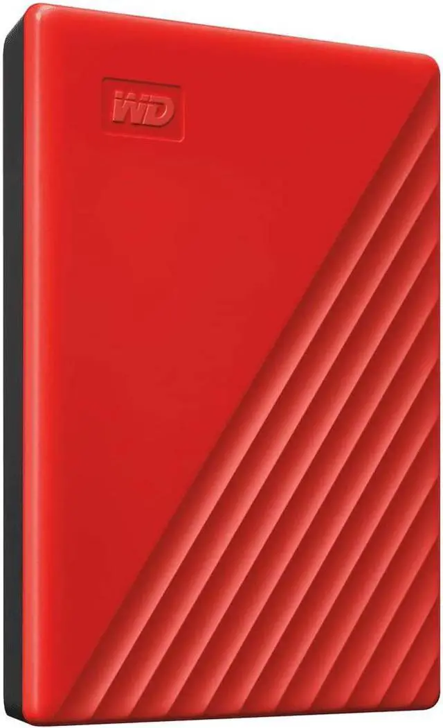 Alt view image 9 of 11 - WD 1TB My Passport Portable Storage USB 3.2 Gen 1 - Red - WDBYVG0010BRD-WESN