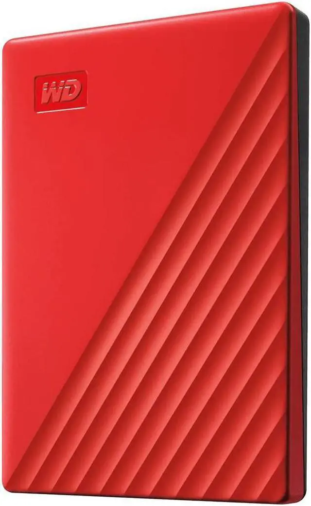 Alt view image 8 of 11 - WD 1TB My Passport Portable Storage USB 3.2 Gen 1 - Red - WDBYVG0010BRD-WESN