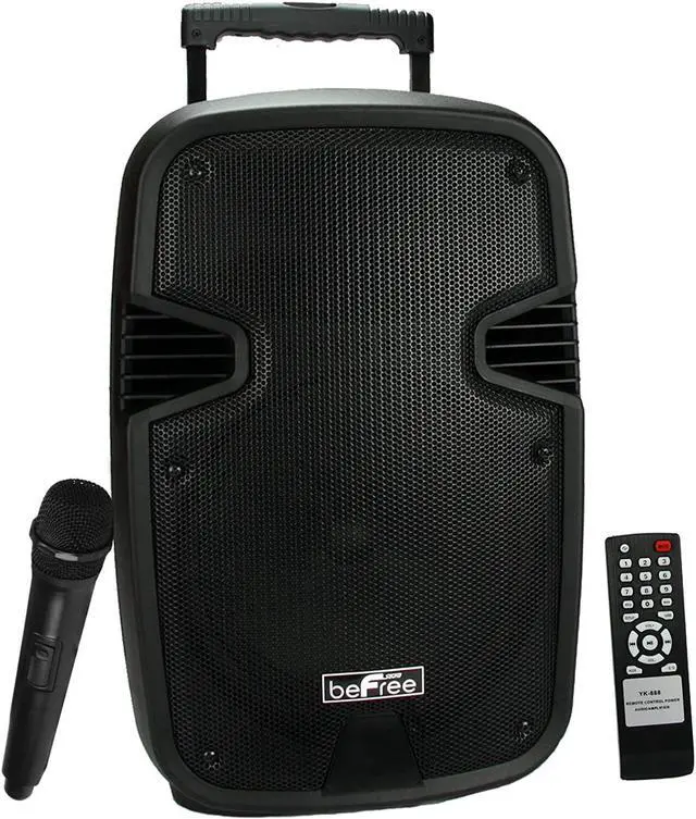 Alt view image 3 of 20 - Befree Sound BFS-5200 10 Inch Portable Bluetooth Speaker with Party Lights