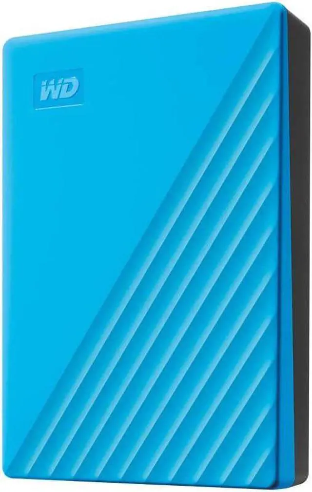 Alt view image 8 of 20 - WD 5TB My Passport Portable Storage USB 3.2 Gen 1 - Blue - WDBPKJ0050BBL-WESN