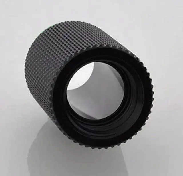 Alt view image 6 of 7 - Bitspower G1/4" Male to Female Extender Fitting, 30mm, Matte Black