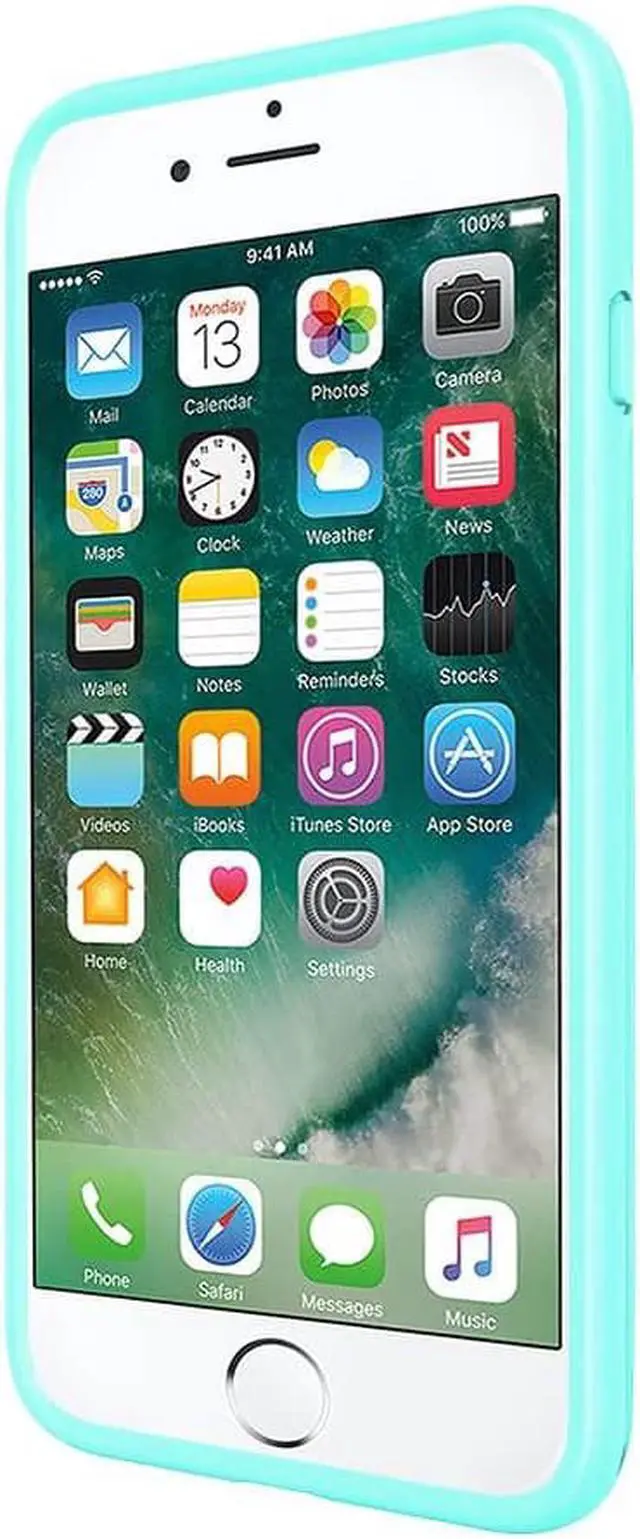 Alt view image 4 of 6 - Incipio IPH1499TRQ Haven IML Case for iPhone 7 Plus - Turquoise