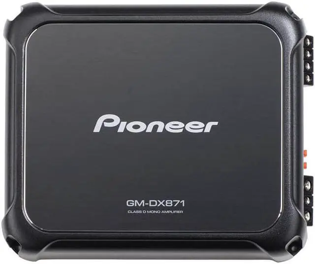 Alt view image 11 of 20 - Pioneer GM-DX871 Class D 1600W RMS Digital Mono Amplifier w/ Wired Bass Remote