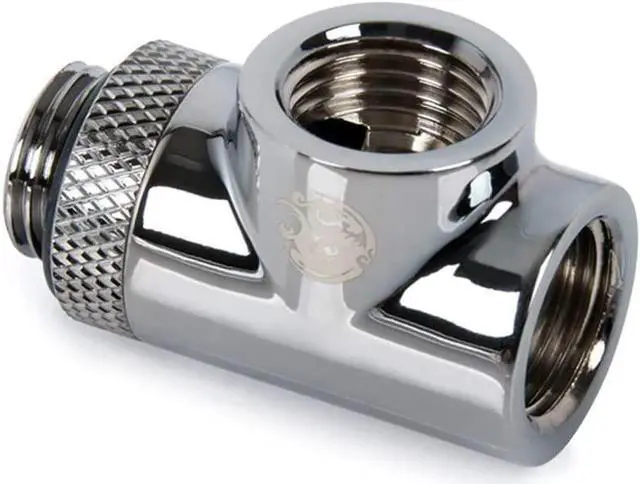 Alt view image 9 of 12 - Bitspower T-Block Rotary Fitting, Black Sparkle