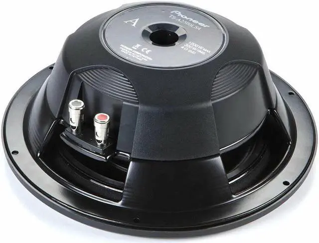 Alt view image 15 of 20 - Pioneer 10" Shallow Mount Woofer 4 Ohm 1200W Max