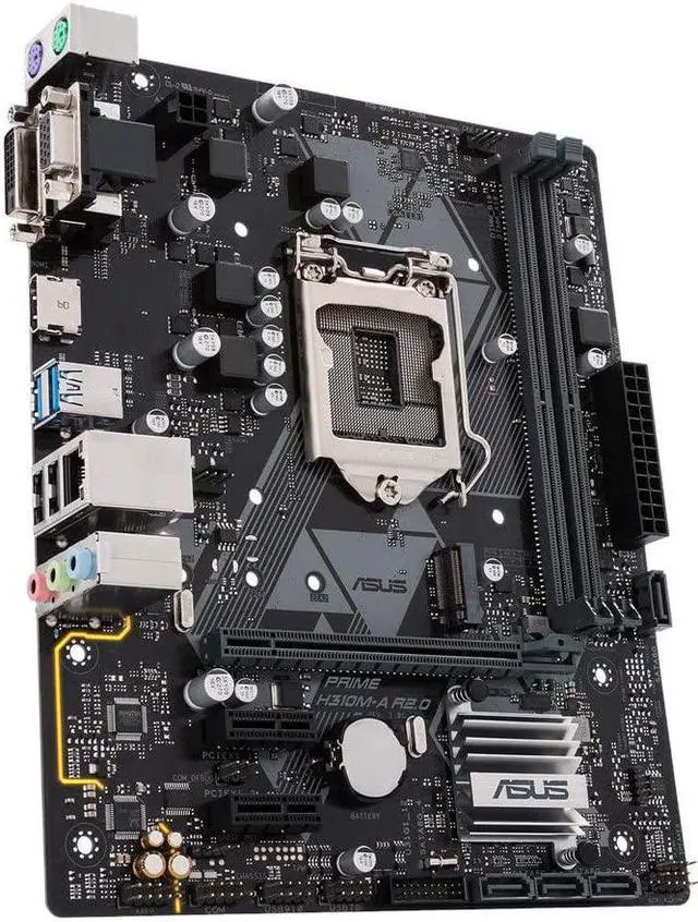 Alt view image 14 of 15 - ASUS Intel PRIME H310M-A R2.0 Socket LGA 1151 DDR4 Micro ATX Motherboard (90MB0Z10-M0EAY0)