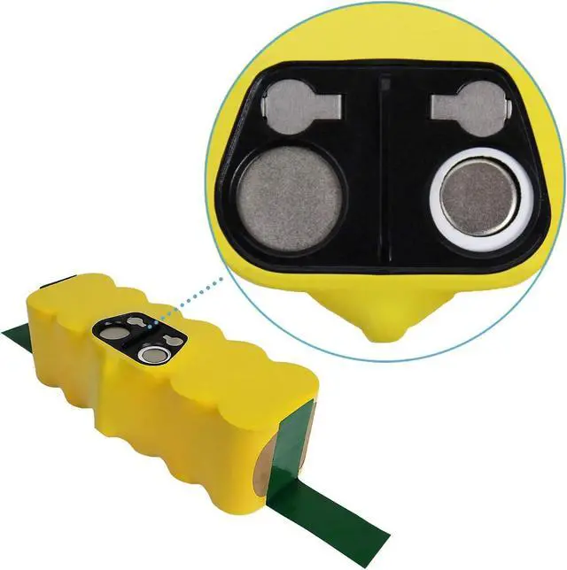 Alt view image 4 of 6 - Mighty Max Battery 14.4V NiCD Battery for iRobot Roomba 500 600 700 Series - 2 Pack