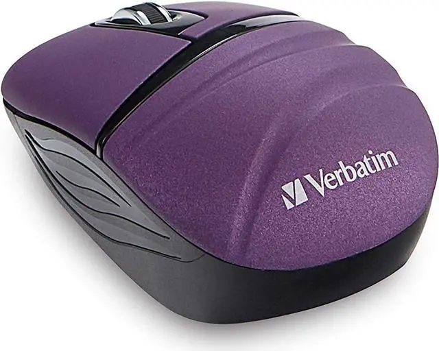 Alt view image 13 of 20 - Verbatim Wireless Mini Travel Mouse, Commuter Series - Purple