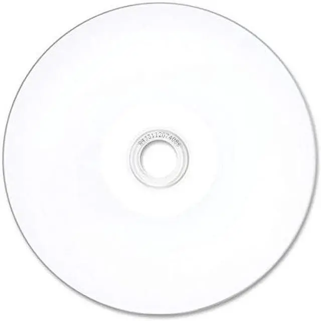 Alt view image 11 of 15 - Verbatim CD-R 700MB 52X White Inkjet Printable - 100pk Spindle