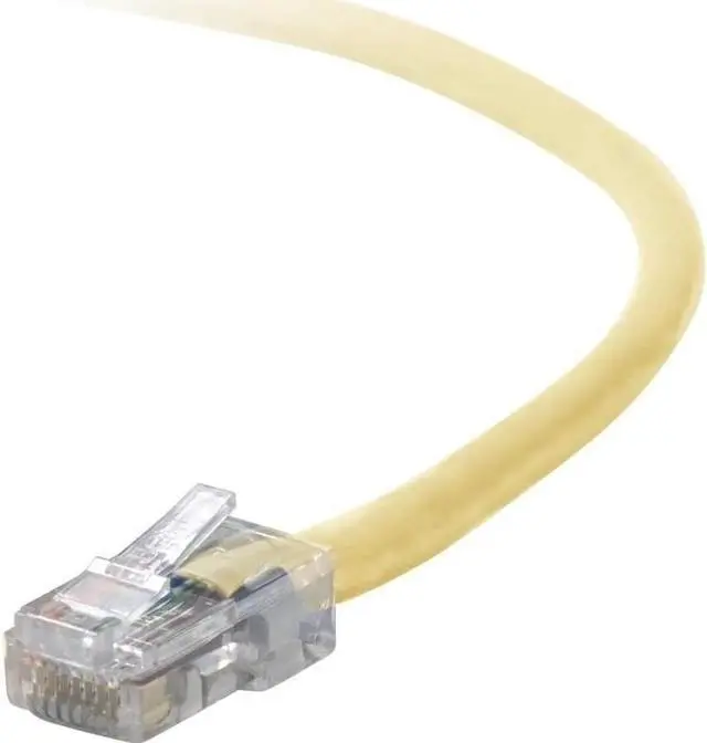 Alt view image 3 of 4 - Belkin A3L791-12-YLW 12 ft. Cat 5E Yellow CAT5E RJ-45M to RJ-45M Yellow Patch Cable