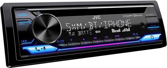 Alt view image 7 of 11 - JVC KD-T910BTS - CD Receiver w/ Bluetooth, USB, Amazon Alexa + SirusXM Radio Tuner & Swi-RC Control Interface