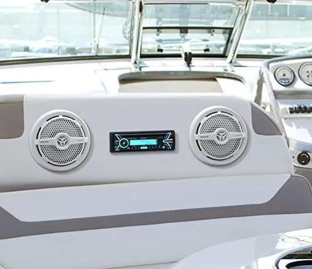 Alt view image 9 of 20 - Sony XS-MP1611 6.5 Inch 140 Watt Dual Cone Design Marine Speakers Stereo White