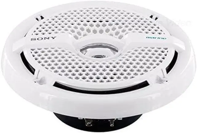 Alt view image 7 of 20 - Sony XS-MP1611 6.5 Inch 140 Watt Dual Cone Design Marine Speakers Stereo White