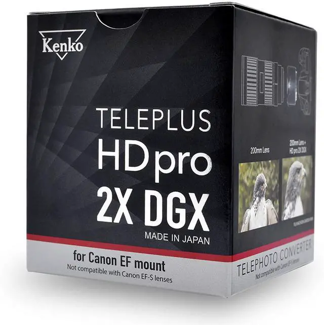 Alt view image 7 of 11 - Kenko TELEPLUS HD pro 2.0x DGX Teleconverter for Canon EF Mount #K-TPHDPRO2.0-C