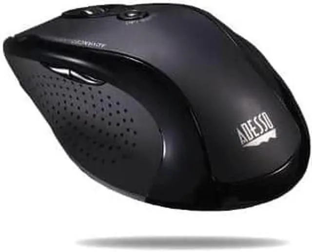Alt view image 4 of 14 - Adesso Wireless Ergonomic RF Laser Mouse (iMouseG25)