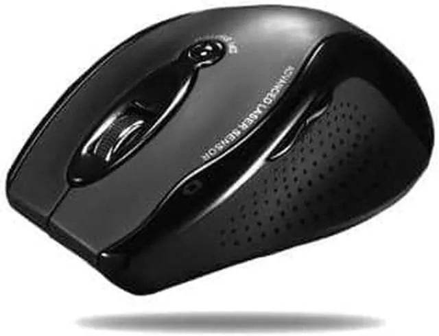 Alt view image 5 of 14 - Adesso Wireless Ergonomic RF Laser Mouse (iMouseG25)