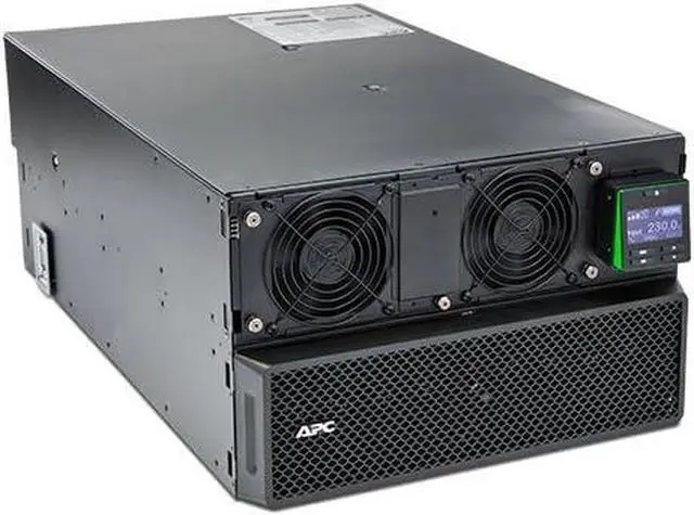 Alt view image 3 of 6 - APC by Schneider Electric Smart-UPS SRT 10000VA RM 208V - 10000 VA/10 kW - 208 V AC - 4 Minute Stand-by Time - 6U Rack-mountable - 1 x Hard Wire 3-wire (2PH + G), 4 x NEMA L6-20R, 2 x NEMA L6-30R