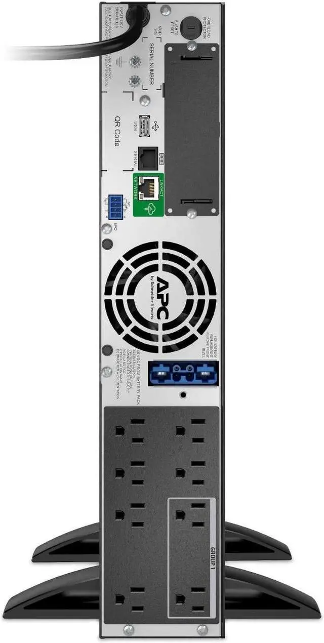 Alt view image 3 of 11 - APC Smart-UPS X SMX750C 750VA 675 Watts 8 Outlets UPS