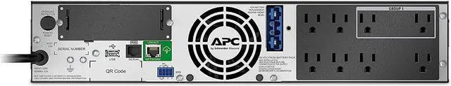 Alt view image 5 of 11 - APC Smart-UPS X SMX750C 750VA 675 Watts 8 Outlets UPS