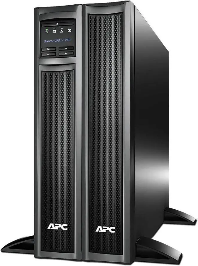 Alt view image 4 of 11 - APC Smart-UPS X SMX750C 750VA 675 Watts 8 Outlets UPS