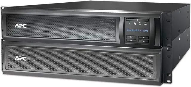 Alt view image 7 of 16 - APC SMX1500RM2UC Smart-UPS X, Line Interactive, 1500VA, Rack/tower convertible 2U, 120V, 8x 5-15R NEMA, SmartConnect port, Extended runtime