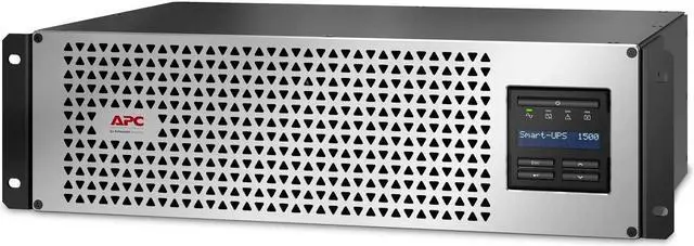 Alt view image 9 of 14 - APC by Schneider Electric Smart-UPS 1500VA Rack-mountable UPS - 3U Rack-mountable - 3 Hour Recharge - 120 V AC Input - 120 V AC Output - 6 x NEMA 5-15R