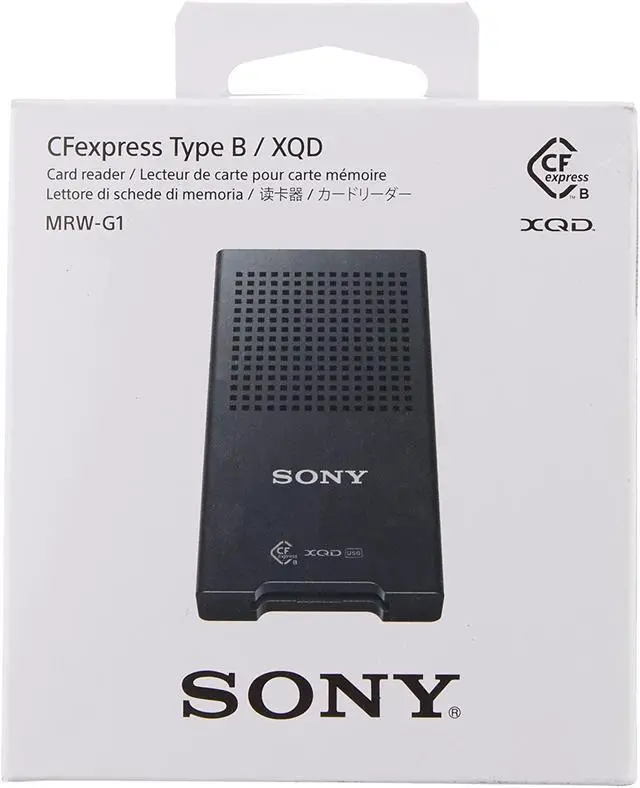 Alt view image 4 of 15 - Sony MRWG1T CFe-B/XQD Memory Card Reader