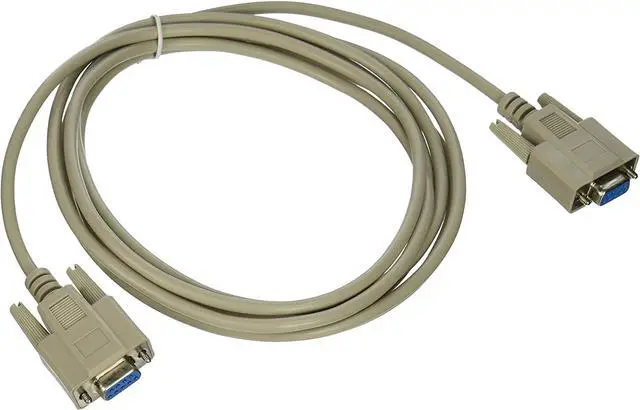 Alt view image 6 of 10 - Monoprice 10ft Molded DB9 Female/Female Serial Cable