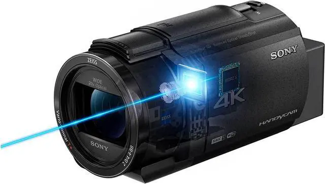 Alt view image 17 of 20 - Sony Handycam AX43 Digital Camcorder 3" LCD Touchscreen CMOS 4K FDRAX43B