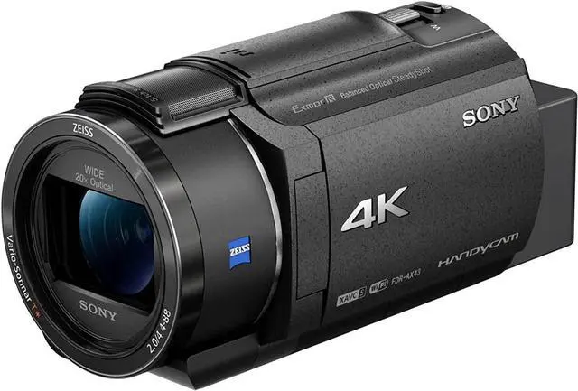 Alt view image 16 of 20 - Sony Handycam AX43 Digital Camcorder 3" LCD Touchscreen CMOS 4K FDRAX43B