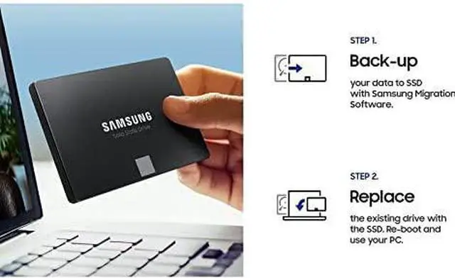 Alt view image 13 of 18 - Samsung 870 EVO 4 TB Solid State Drive - 2.5" Internal - SATA (SATA/600) - Desktop PC, Notebook, Motherboard, Server, Video Recorder Device Supported - 2400 TB TBW - 560 MB/s Maximum Read Transfe