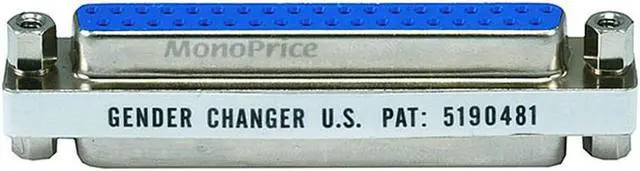 Alt view image 3 of 4 - Monoprice DB37 Female/Female Mini Gender Changer