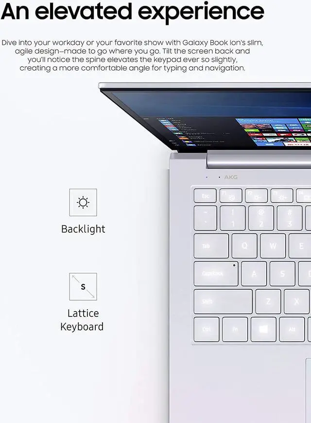 Alt view image 8 of 9 - GALAXY BOOK ION AURA SILVER 133 IN 1920 X 1080 INTEL CORE I710510U PROCESSO