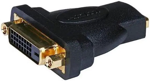Alt view image 9 of 11 - Monoprice HDMI Female to DVI-D Female Adapter HDMI Female to DVI-D Single Link Female Adapter