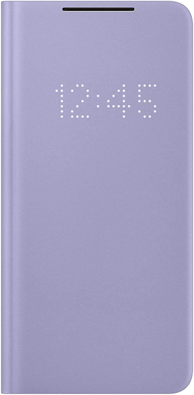 Alt view image 4 of 9 - Samsung LED Wallet Cover for Galaxy S21+ 5G Smartphones - Violet