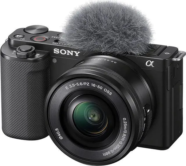 Alt view image 5 of 20 - Sony ZV-E10 Mirrorless Camera with 16-50mm Lens, Black #ILCZV-E10L/B