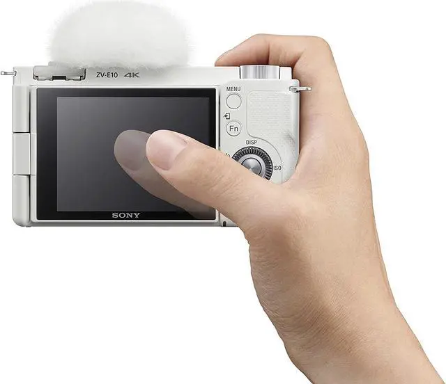 Alt view image 7 of 20 - Sony Alpha ZV-E10 - APS-C Interchangeable Lens Mirrorless Vlog Camera Kit - White